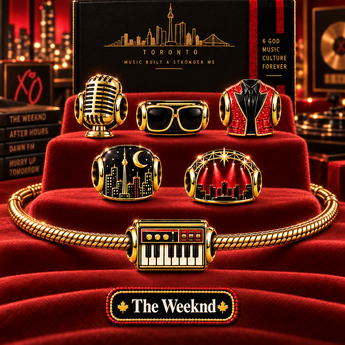 TWD Gold Charm Set PNPA